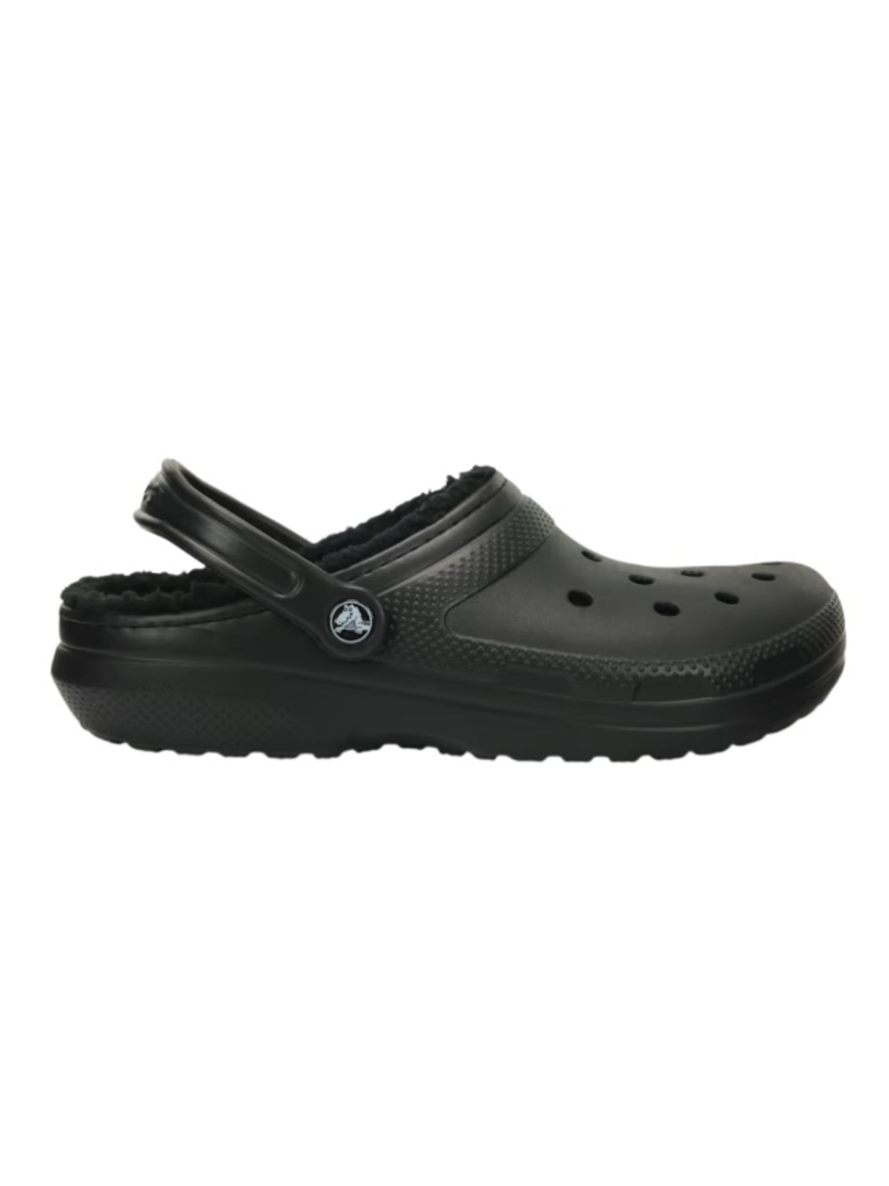 Crocs Classic Lined Clogs Black 10 Men 12 Women